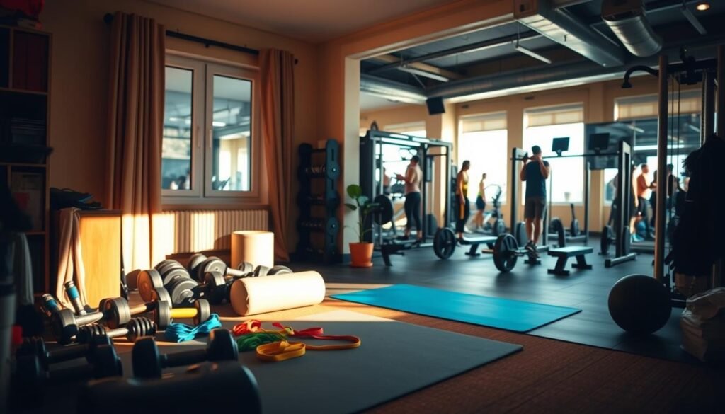 home vs gym workout
